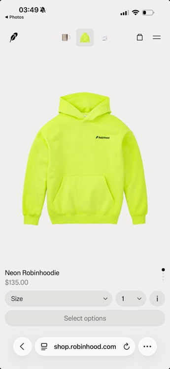 The Neon Robinhoodie